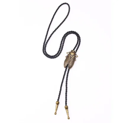 Western Tie with Insect Shape Pendant - Image 6