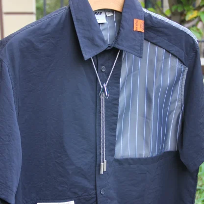 Modern Bolo Tie with Box Chain - Image 3