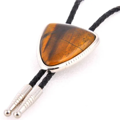 Glittered Elegant Bolo Tie with Shield Shape - Image 15