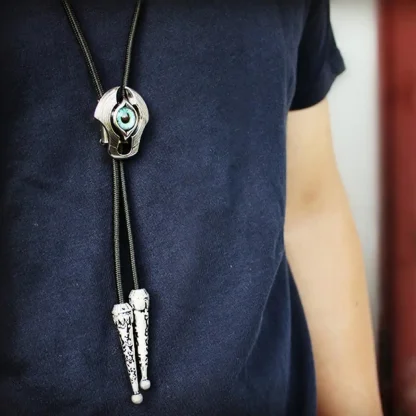 Shield Bolo Tie with Evil Eye Decor - Image 7