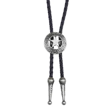 Distinctive Western Tie with Star Pendant - Image 4