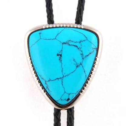 Glittered Elegant Bolo Tie with Shield Shape - Image 7