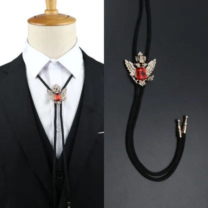 Simple Gemstone-like Formal Bolo Tie - Image 2