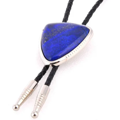 Glittered Elegant Bolo Tie with Shield Shape - Image 2