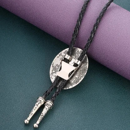 Traditional Western Tie with Decorative Design - Image 3