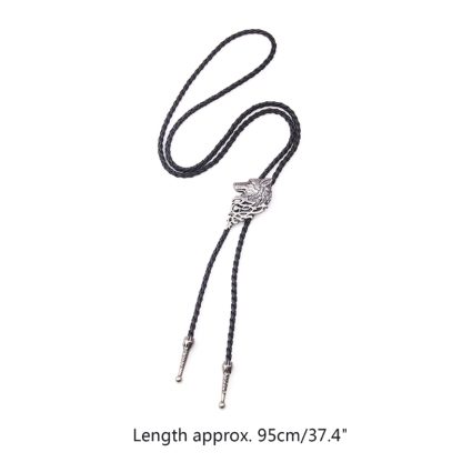 Casual Bolo Tie with Stylish Wolf Decor - Image 10