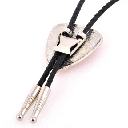 Glittered Elegant Bolo Tie with Shield Shape - Image 5