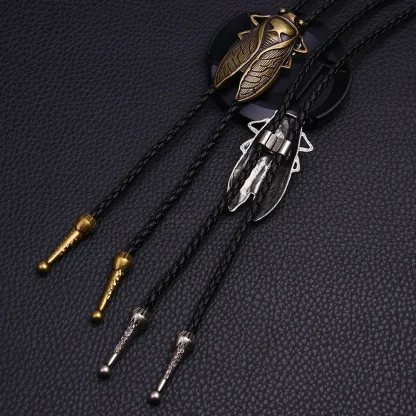 Western Tie with Insect Shape Pendant - Image 3