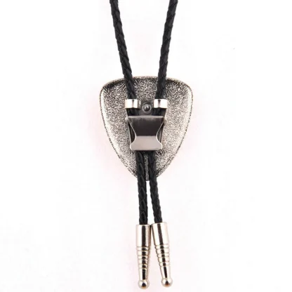 Glittered Elegant Bolo Tie with Shield Shape - Image 4