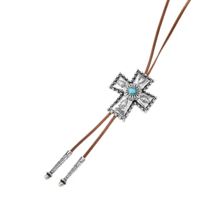 Heart Shaped Bolo Tie with Scallop Edge - Image 5