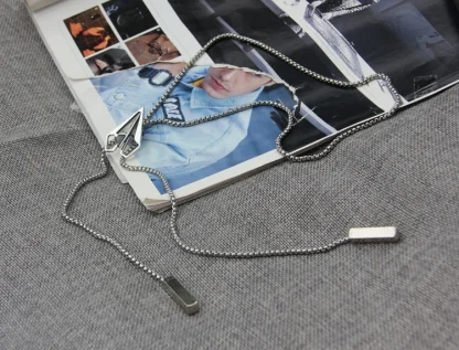 Modern Bolo Tie with Box Chain - Image 7