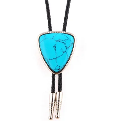 Glittered Elegant Bolo Tie with Shield Shape - Image 6