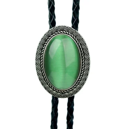 Timeless Gemstone-like Formal Bolo Tie - Image 6