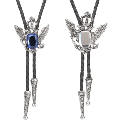 Luxury Bolo Tie with Crown Design - Image 9